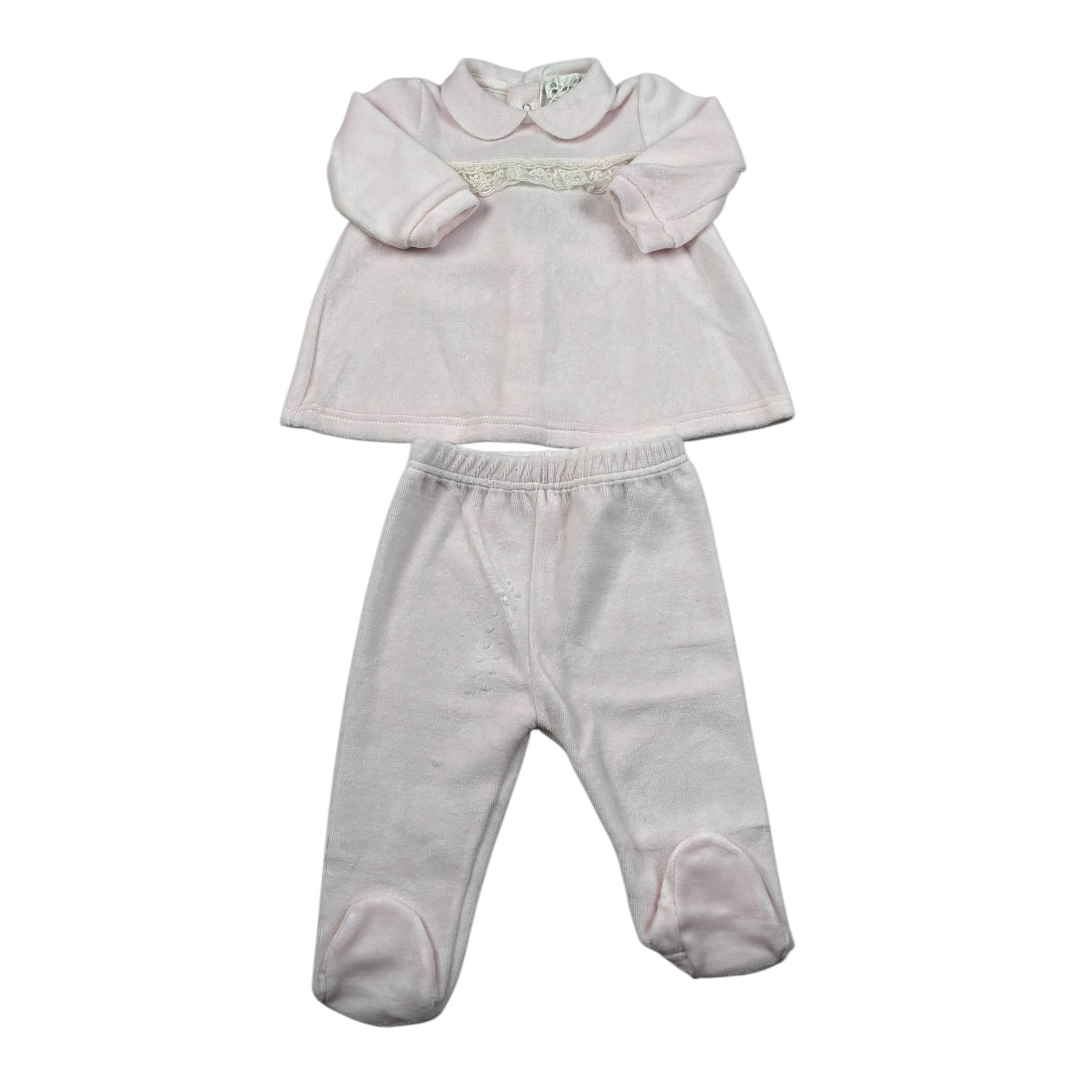 Lalalu' Completo 2 Pezzi Maglia-Ghettina tinta unita Rosa per Neonata CPL8Q ROSA LALALU' 