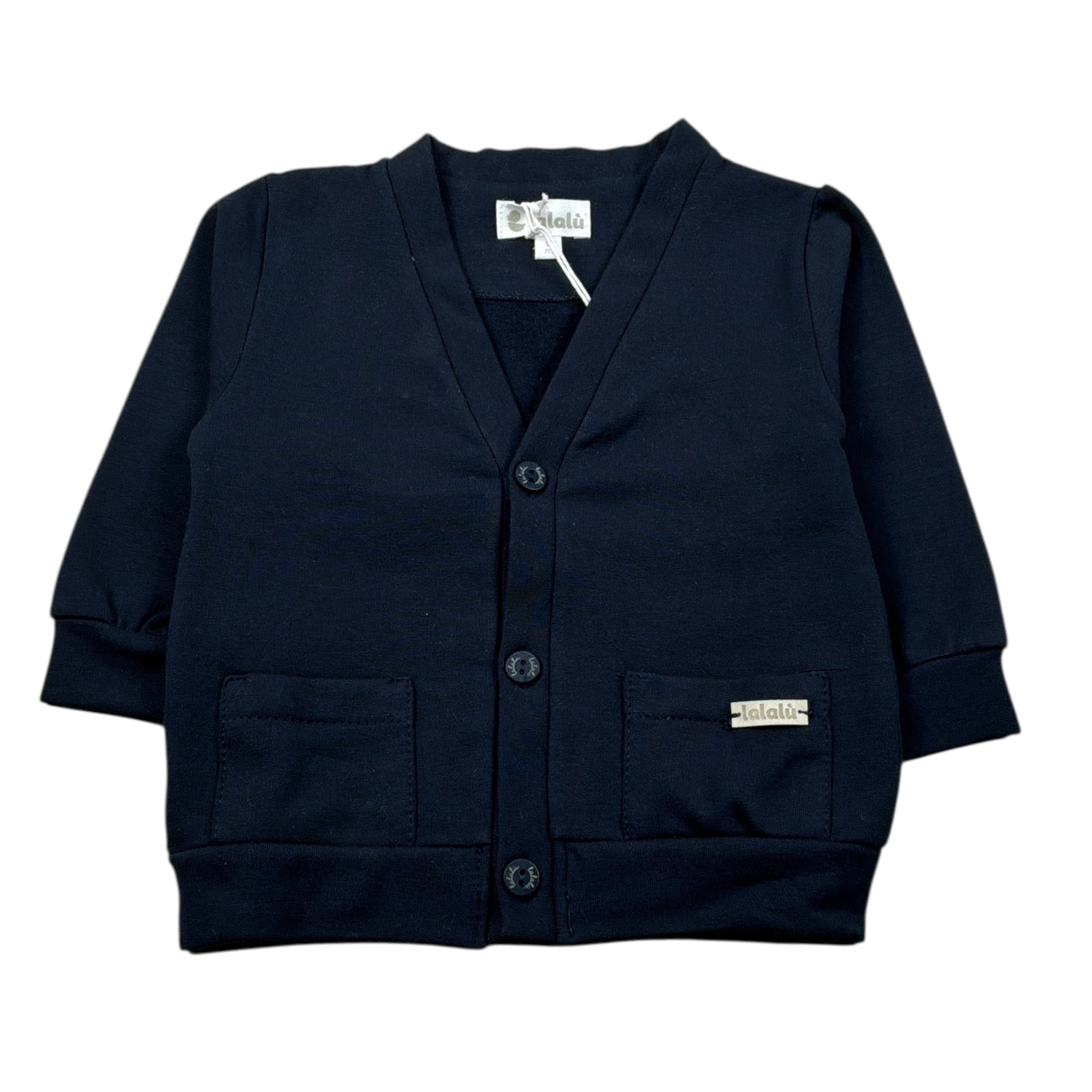 Lalalu' Cardigan tinta unita Blu per Neonato MGL2Q BLU LALALU' 