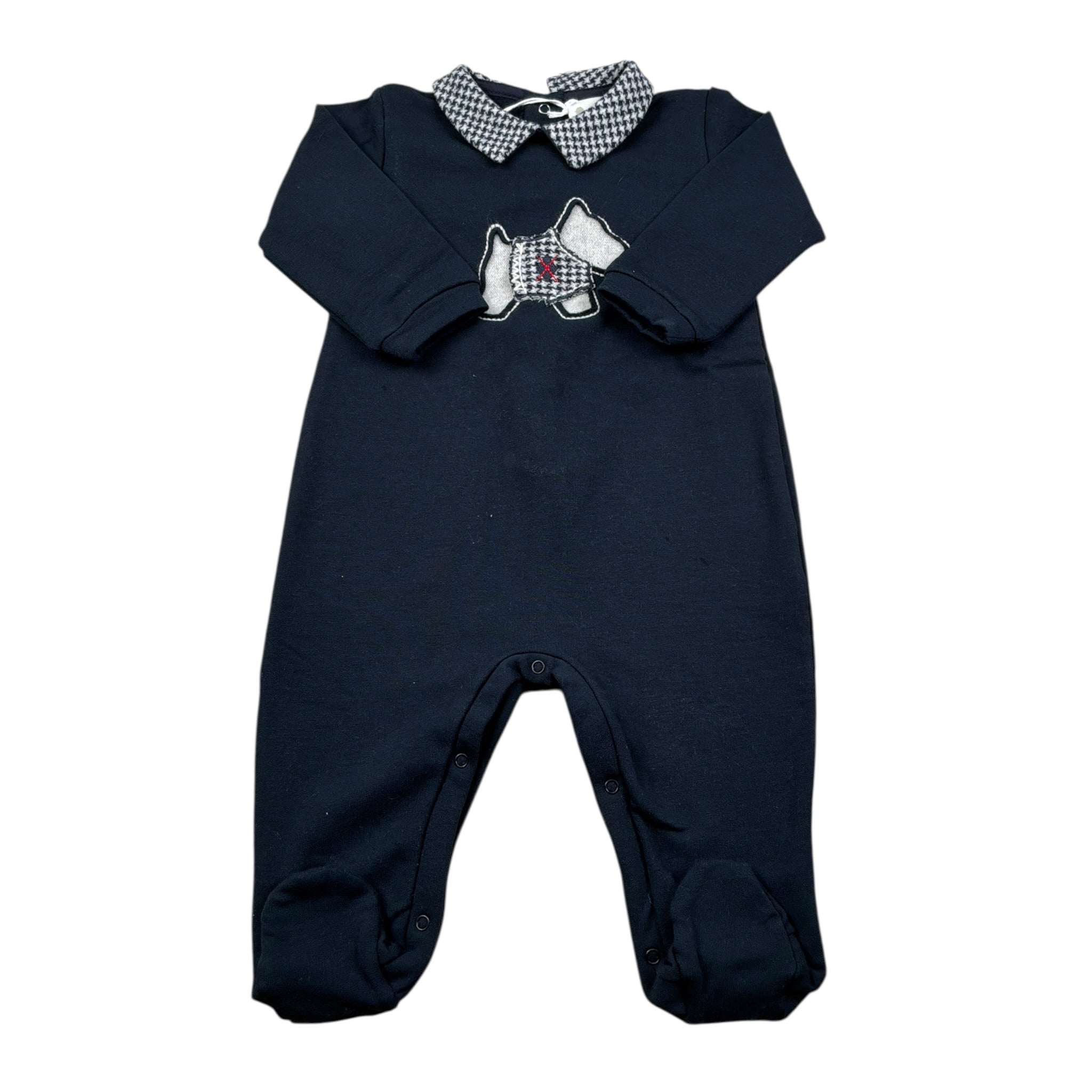 Lalalu' Tutina Manica Lunga tinta unita Blu per Neonato TFL5Q BLU LALALU' 