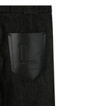 Lanvin Jeans tinta unita Modello Palazzo Nero per Bambina N30325 NERO LANVIN 