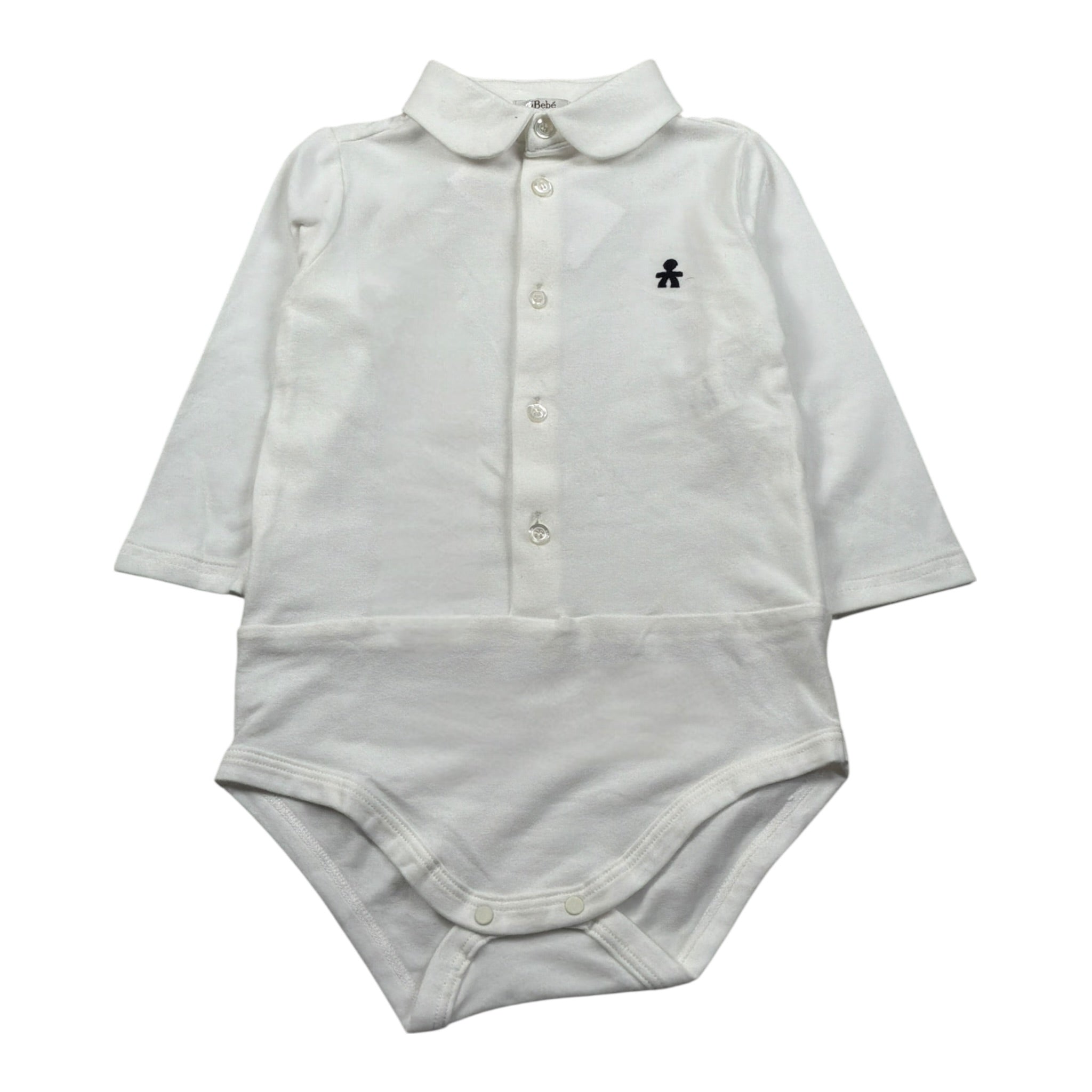Le Bebe Body Manica Lunga tinta unita Panna per Neonato LBB1475 PANNA LE BEBE 
