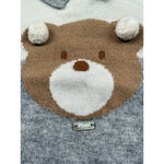 Le Bebe Maglia Bicolore con Colletto Panna/Grigio per Neonato LBB4702 PANNA/GRIGIO LE BEBE 