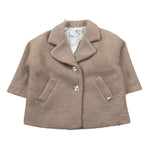 Le Bebe Cappotto tinta unita Beige per Neonata LBG5009 BEIGE LE BEBE 