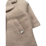 Le Bebe Cappotto tinta unita Beige per Neonata LBG5009 BEIGE LE BEBE 