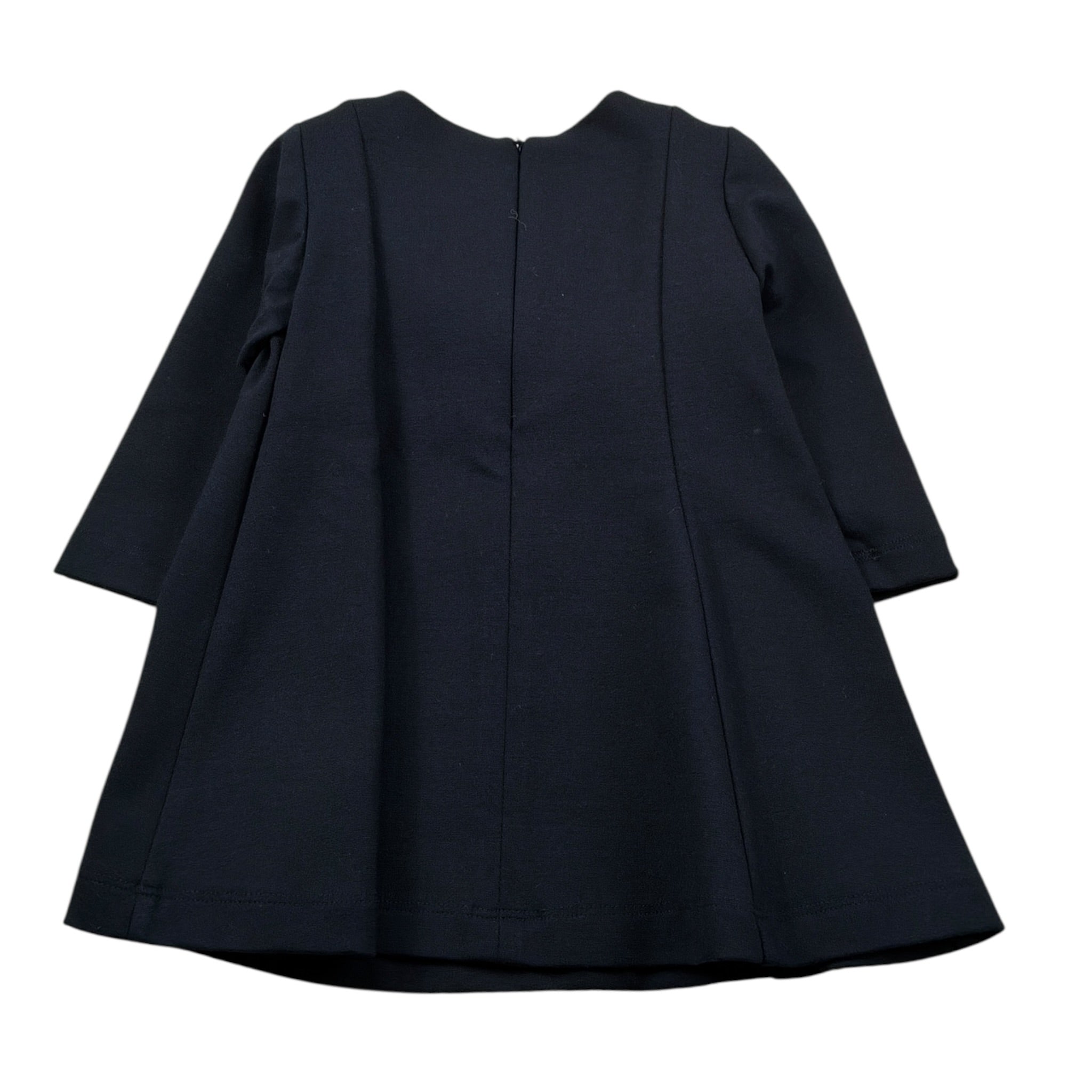 Le Bebe Abito Manica Lunga tinta unita Blu per Neonata LBG5103 BLU LE BEBE 