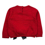 Le Bebe Maglia Girocollo Tint Uita con Stampa Rosso per Neonata LBG5497 ROSSO LE BEBE 