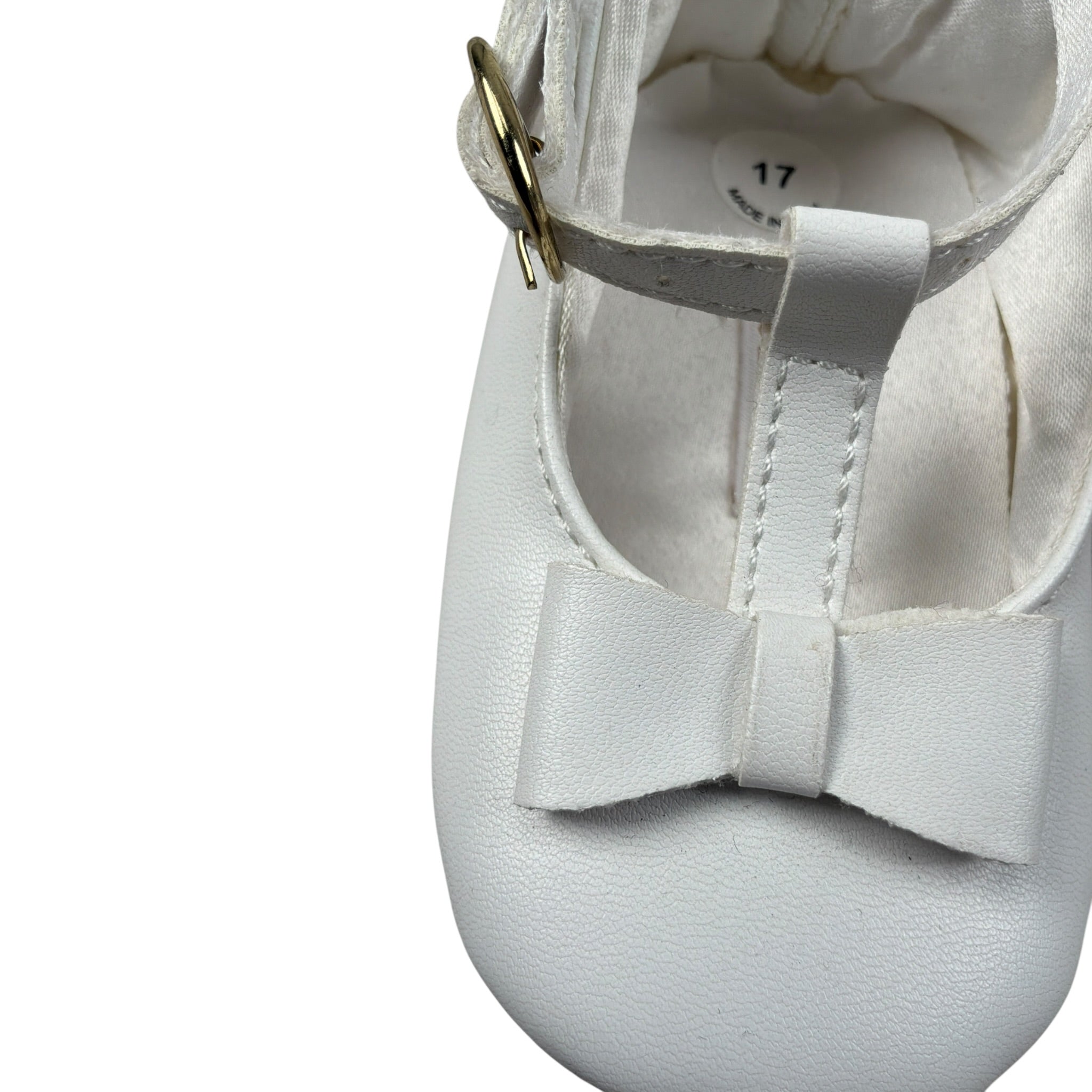 Le Bebe Sandalo tinta unita con Fiocco Bianco per Neonata LBG5905 BIANCO LE BEBE 