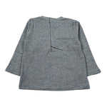 Le Bebe' Shirt Girocollo tinta unita con Stampe Grigio per Neonato LBB0255 GRIGIO LE BEBE' 