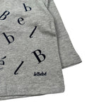 Le Bebe' Shirt Girocollo tinta unita con Stampe Grigio per Neonato LBB0255 GRIGIO LE BEBE' 