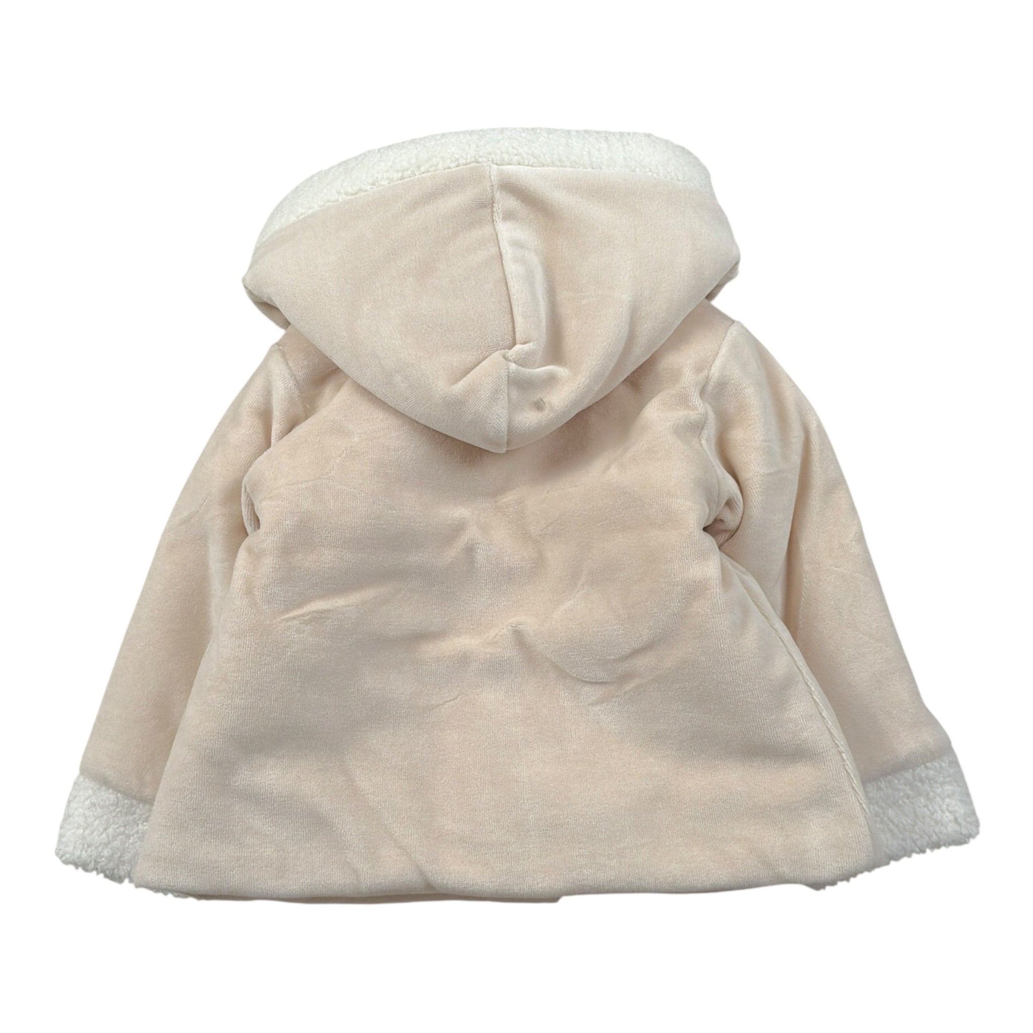 Le Bebe' Cappotto tinta unita con Cappuccio E Bottoni Beige per Neonato LBB5602 BEIGE LE BEBE' 