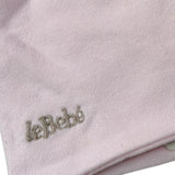 Le Bebe' Cappello tinta unita con Stampa Rosa per Neonata LBG3006 ROSA LE BEBE' 