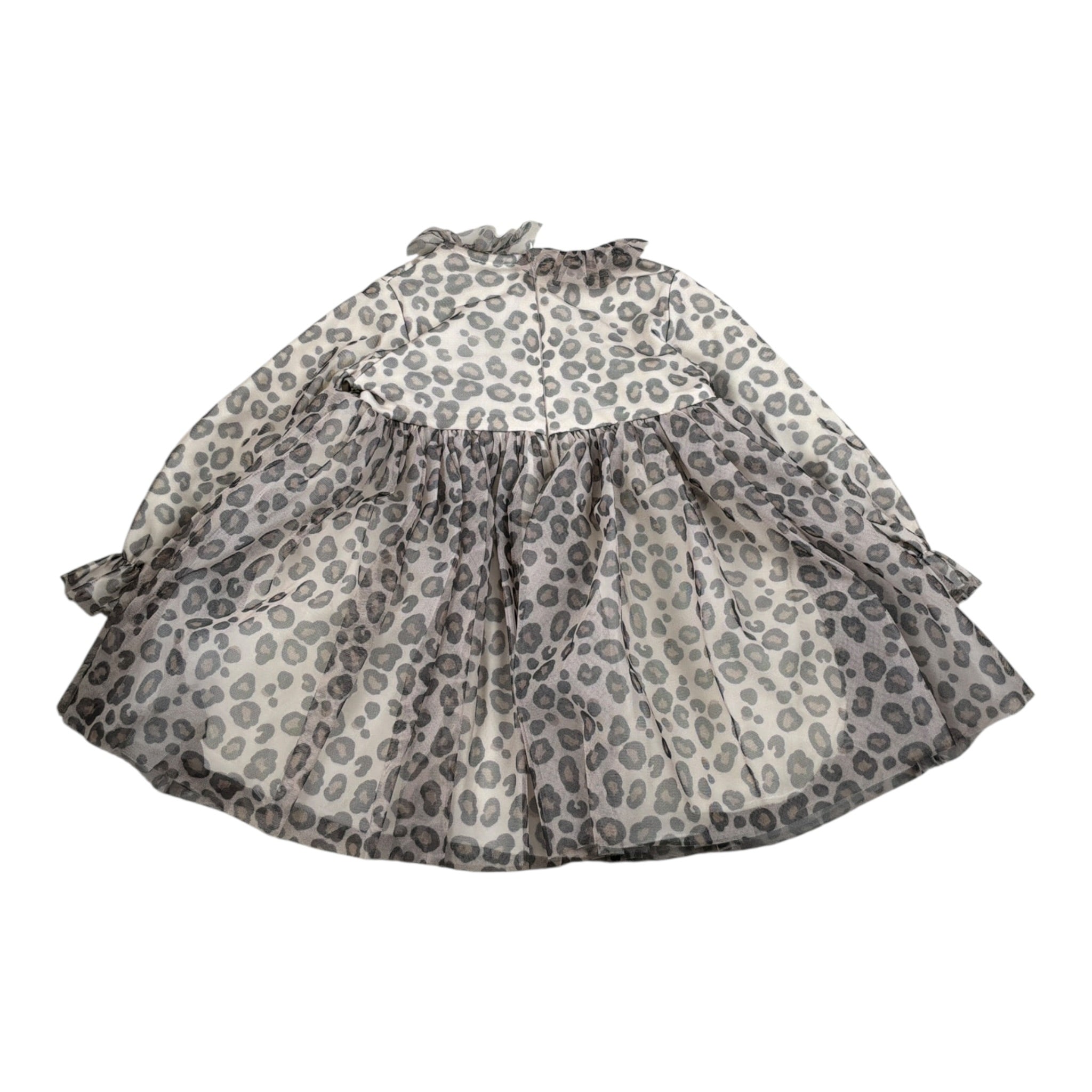 Le Bebe' Abito tinta unita Fantasia Maculata Beige per Neonata LBG6095 BEIGE LE BEBE' 