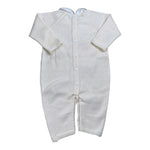 Le Coconne Tutina tinta unita con Applicazioni Panna per Neonata LCN2260 PANNA LE COCONNE 
