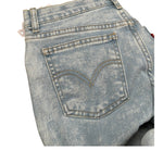 Levi'S Jeans tinta unita Modello A Palazzo Azzurro per Bambina 4EG381X AZZURRO LEVI'S 