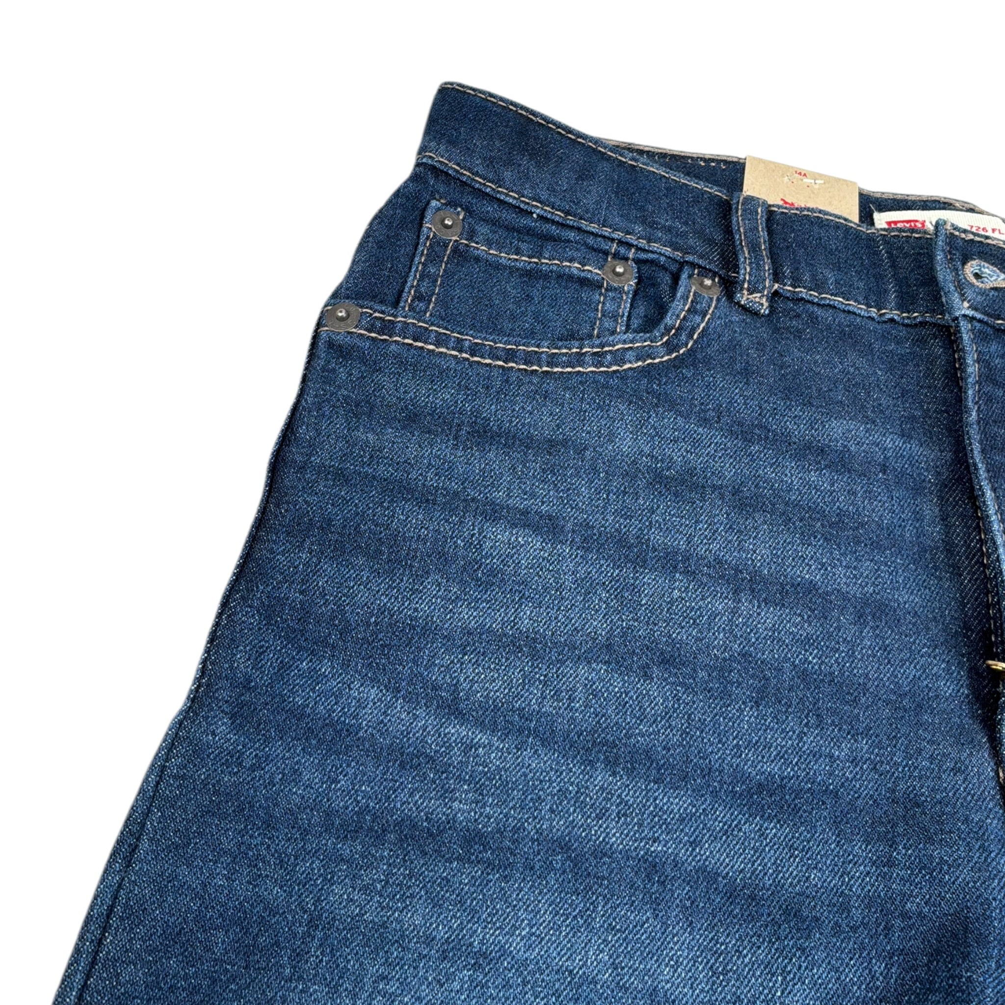 Levi'S Jeans tinta unita Modello Zampa Blu per Bambina 4EG970 BLU LEVI'S 