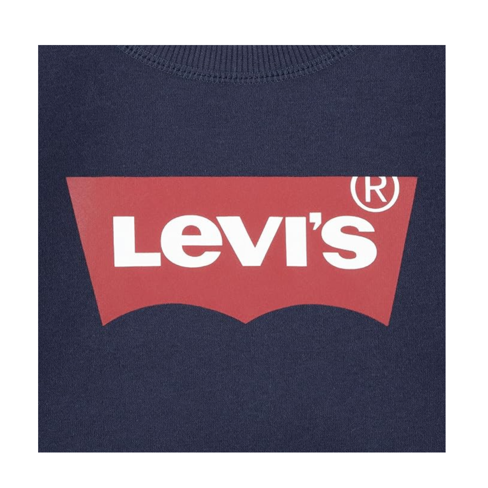 Levi'S Felpa Chiusa Girocollo con Logo tinta unita Blu per Neonato 6E9079N BLU LEVI'S 