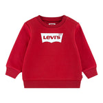 Levi'S Felpa Chiusa Girocollo con Logo tinta unita Rosso per Bambino 6E9079 ROSSO LEVI'S 