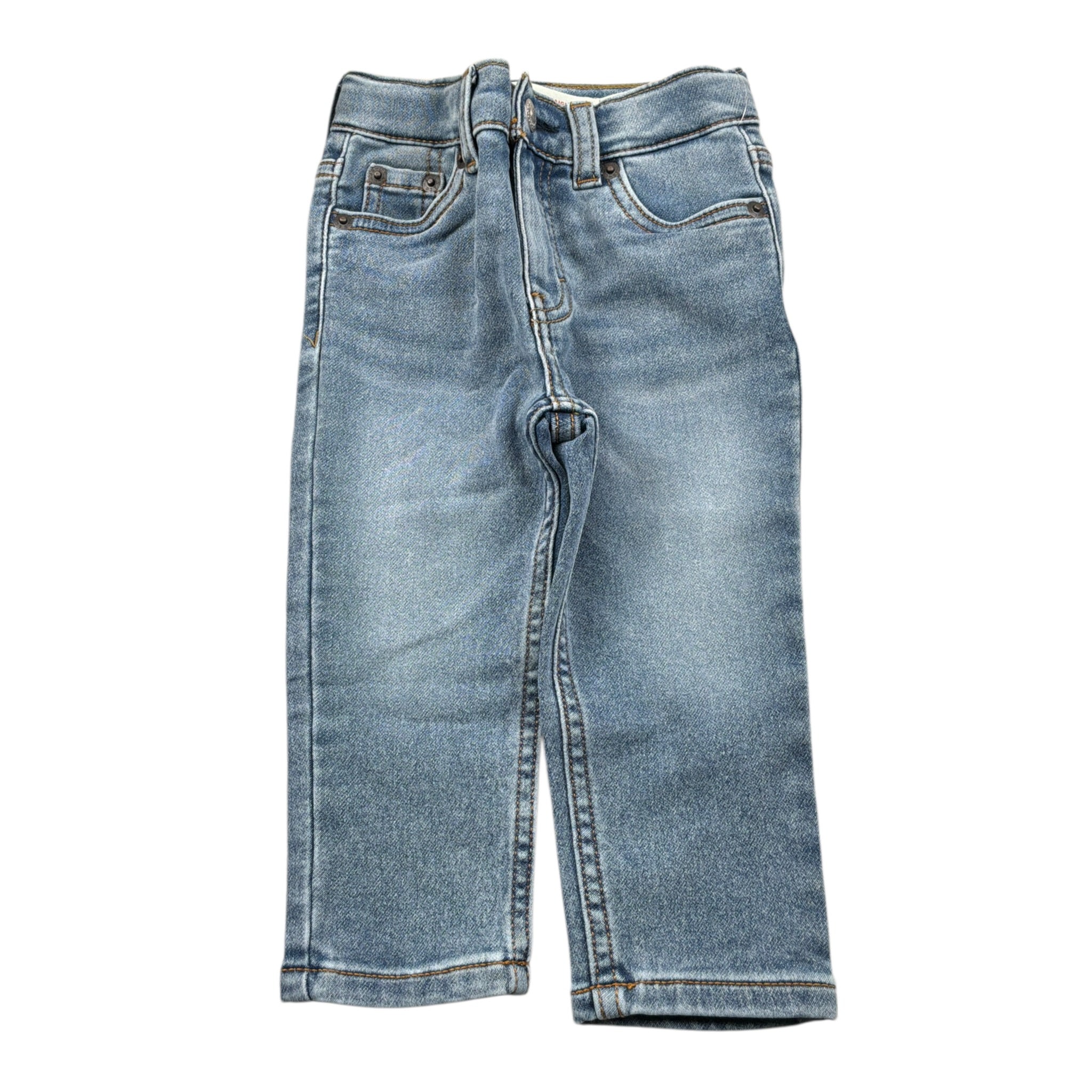 Levi'S Jeans tinta unita con Girovita Regolabile Azzurro per Neonato 6EM613 AZZURRO LEVI'S 
