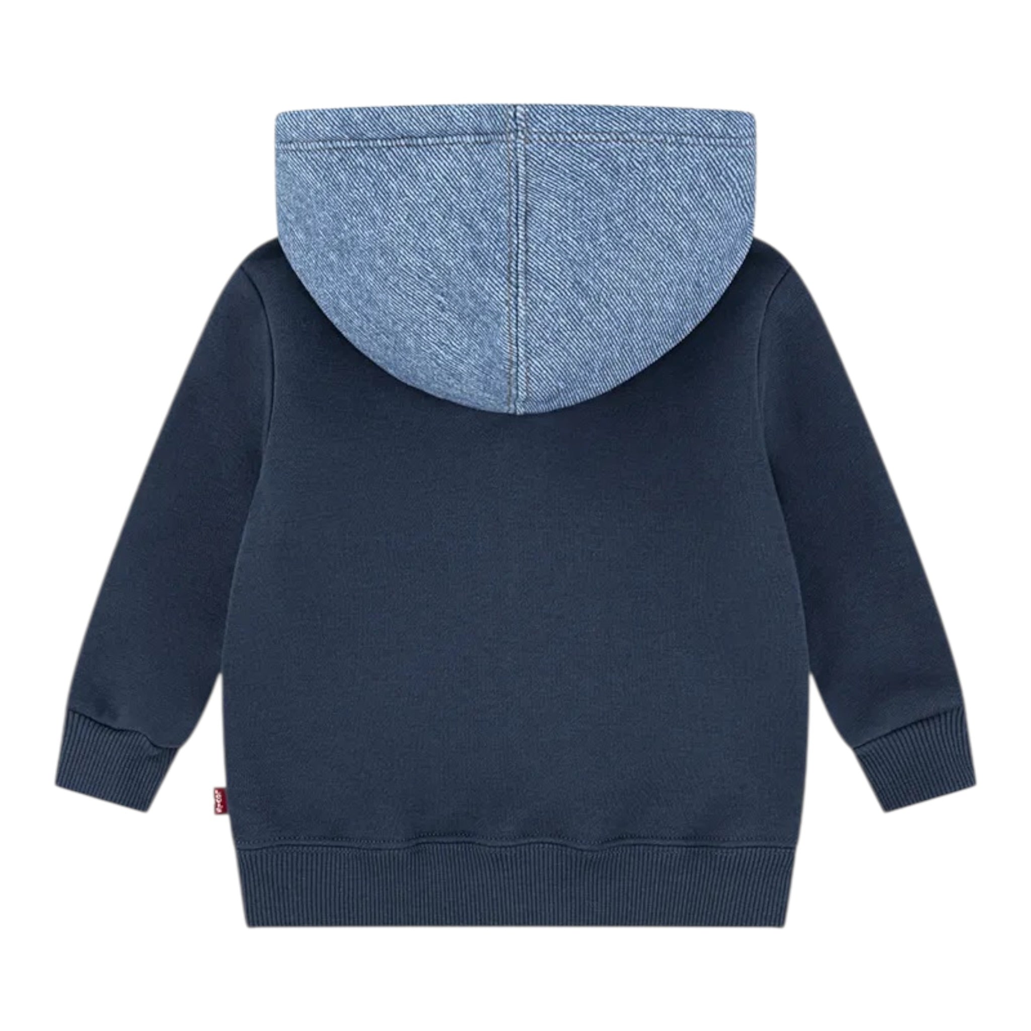 Levi'S Felpa Bicolore con Zip E Cappuccio Blu per Neonato 6EN725 BLU LEVI'S 