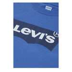 Levi'S Shirt Girocollo tinta unita con Logo Blu per Neonato 8E864KN BLU LEVI'S 