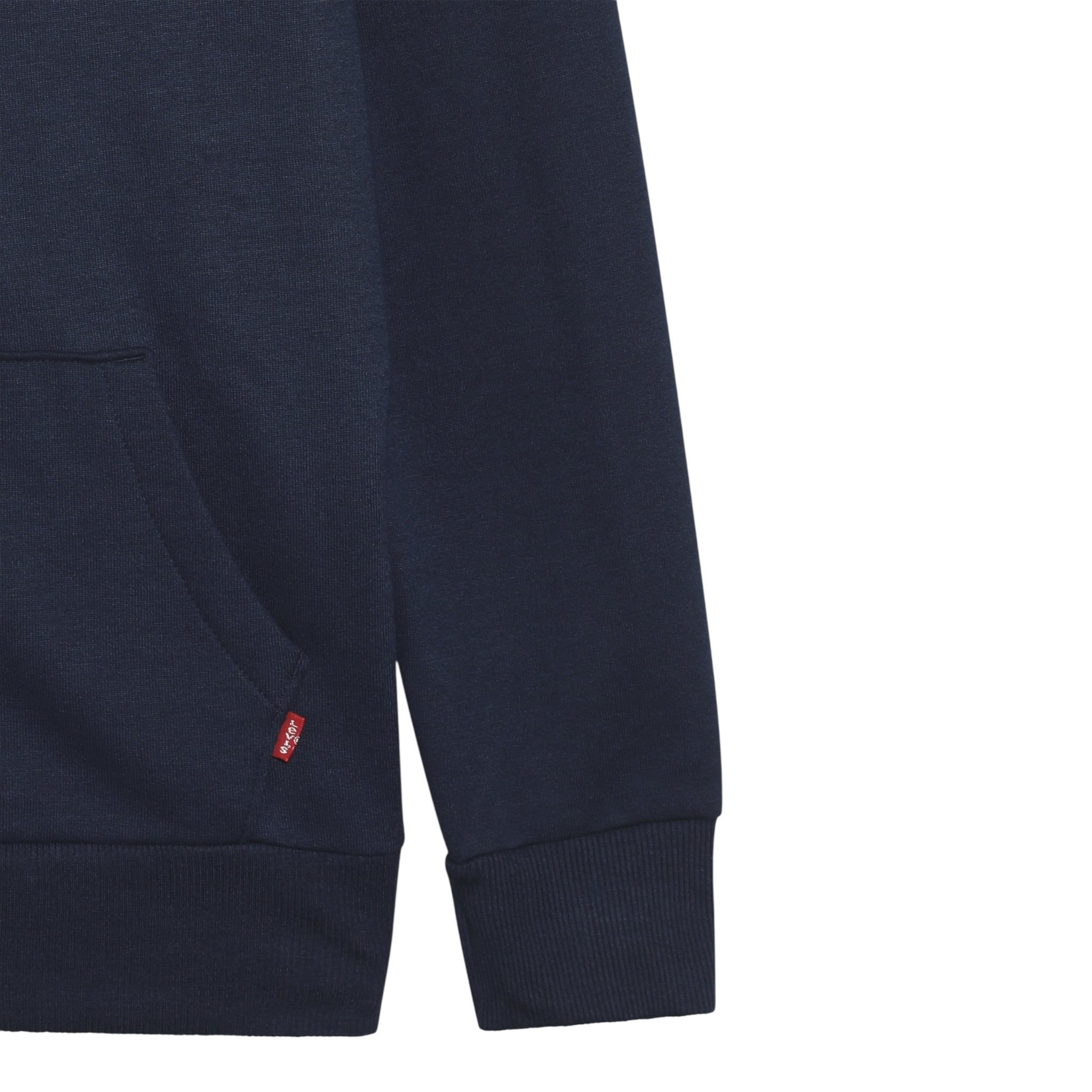 Levi'S Felpa Chiusa con Cappuccio tinta unita Blu per Bambino 8E8778 BLU LEVI'S 