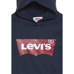 Levi'S Felpa Chiusa con Cappuccio tinta unita Blu per Bambino 8E8778 BLU LEVI'S 