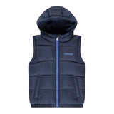 Levi'S Smanicato tinta unita con Cappuccio Blu per Bambino 8EL259 BLU LEVI'S 