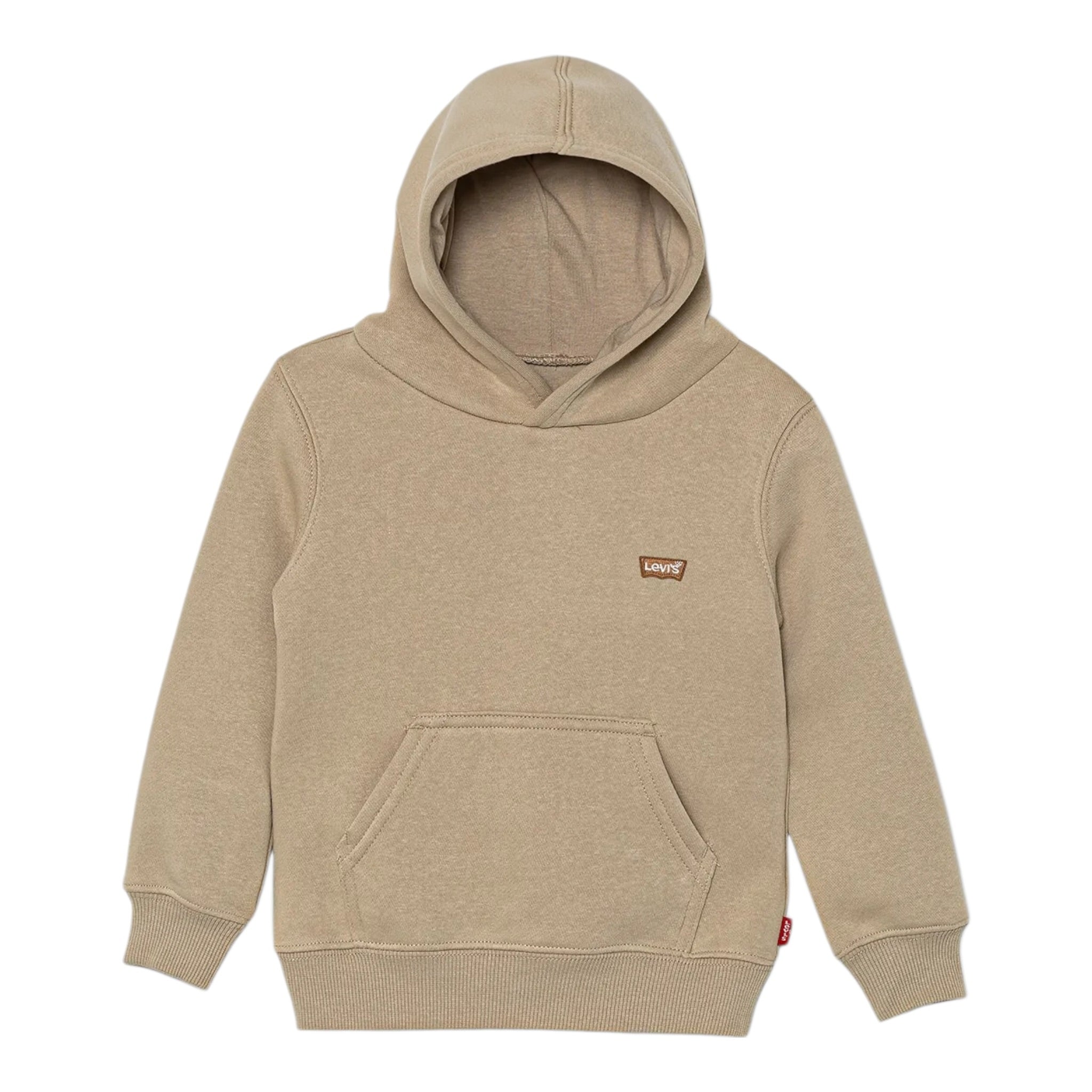 Levi'S Felpa tinta unita con Cappuccio E Stampa Beige per Neonato 8EL452 BEIGE LEVI'S 