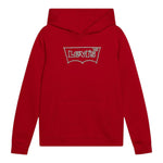 Levi'S Felpa Chiusa con Cappuccio tinta unita Rosso per Bambino 8EL533 ROSSO LEVI'S 