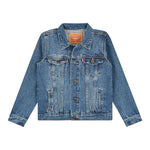 Levi'S Giubbino In Denim Tinta Uita Blu per Bambino 9E2058 BLU LEVI'S 