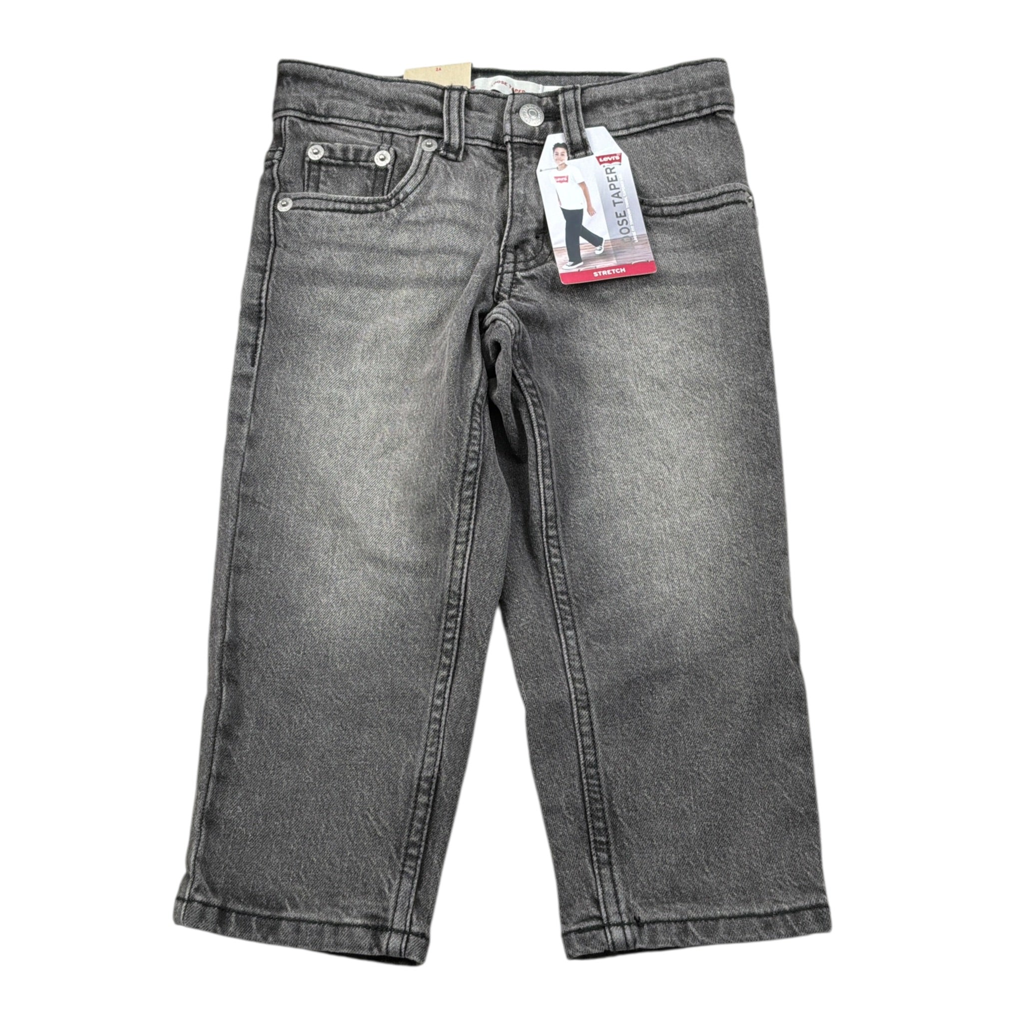 Levi'S Jeans tinta unita con Girovita Regolabile Nero per Bambino OEL229 NERO LEVI'S 