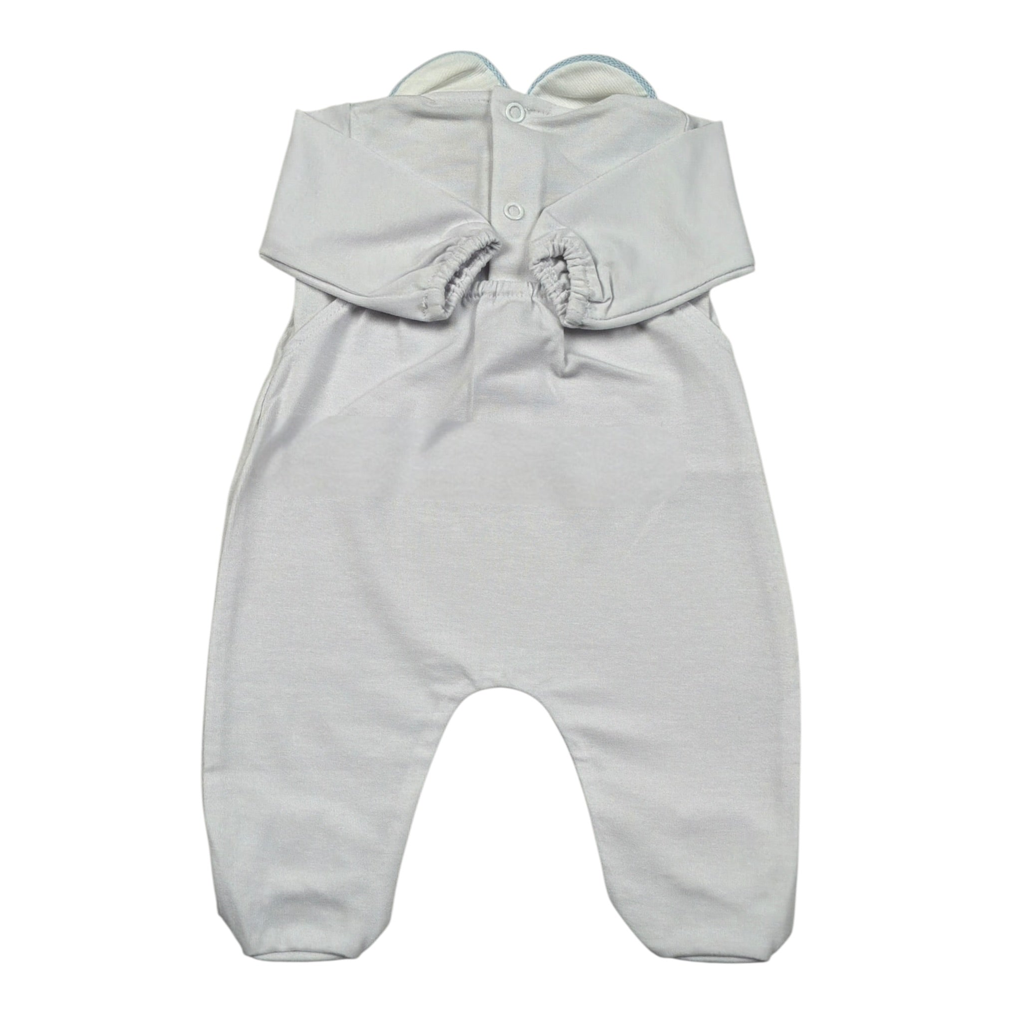 Little Bear Tutina Manica Lunga tinta unita Bianco per Neonato 2054 BIANCO LITTLE BEAR 