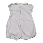 Little Bear Pagliaccetto Mezza Manica tinta unita Azzurro per Neonato 2063 AZZURRO LITTLE BEAR 