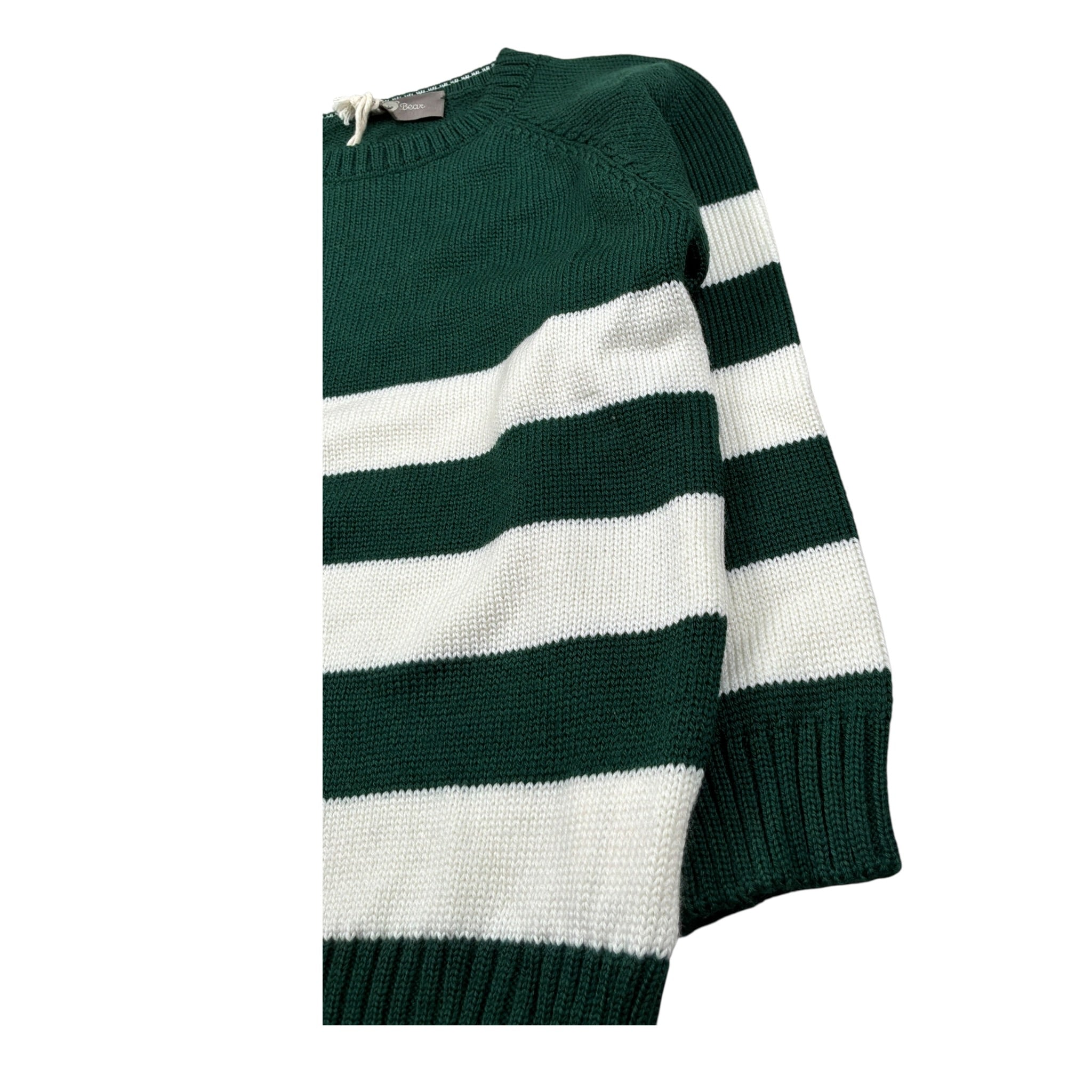 Little Bear Maglia Bicolore A Strisce Bianco/Verde per Neonato 9304 BIANCO/VERDE LITTLE BEAR 