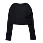 Liu Jo Cardigan tinta unita Nero per Bambina GA4036 NERO LIU JO 