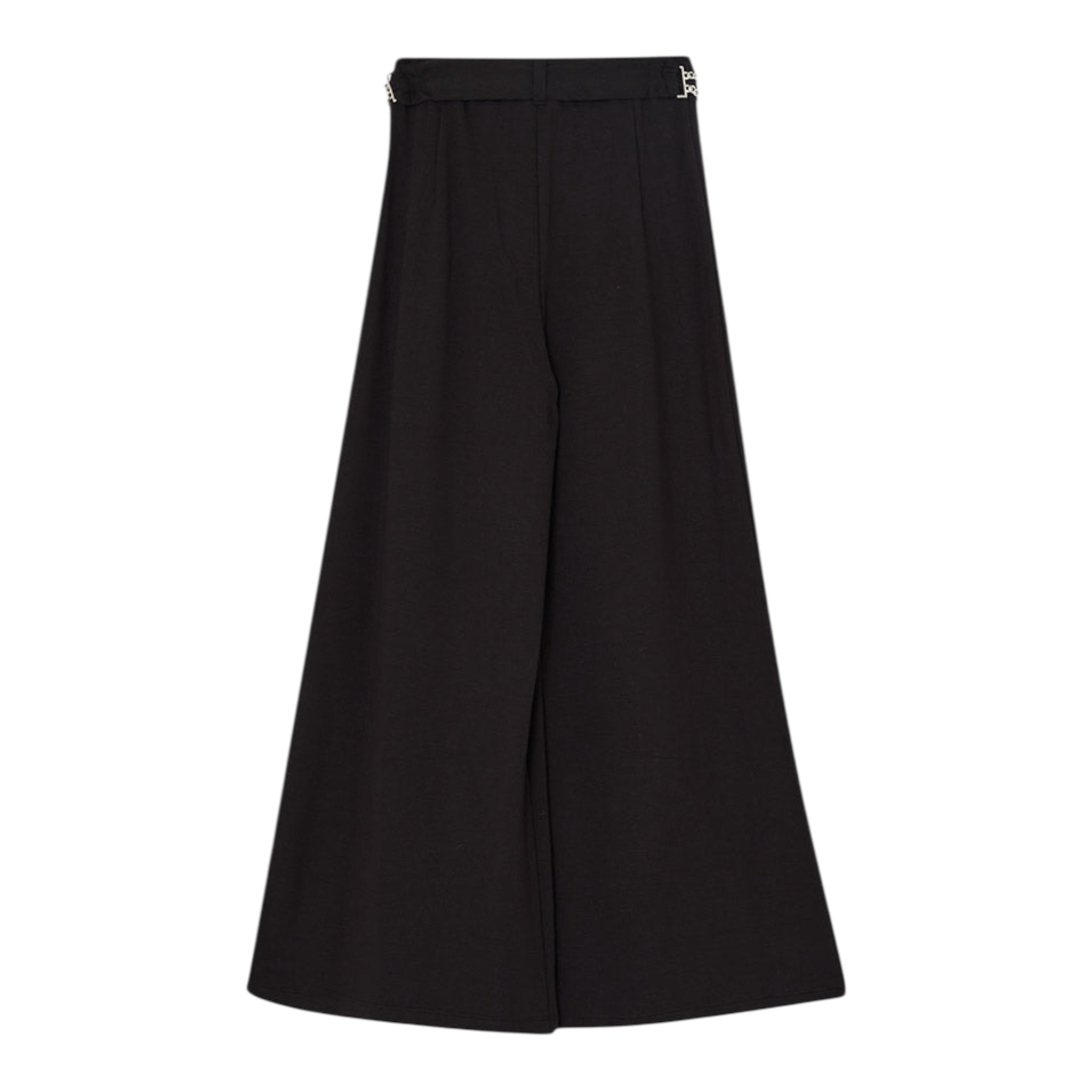 Liu Jo Pantalone tinta unita Modello Palazzo Nero per Bambina GA5057 NERO LIU JO 