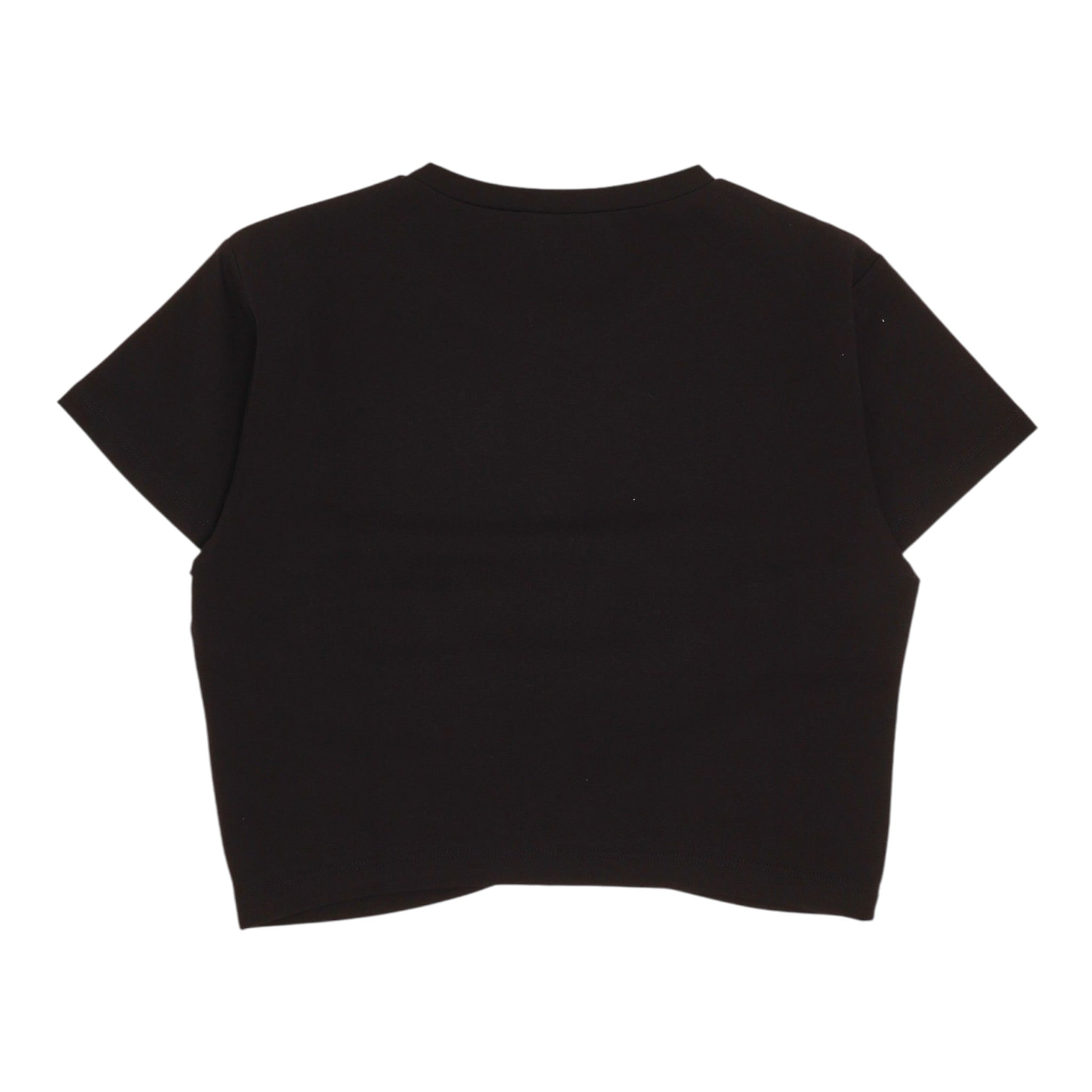 Liu Jo T-Shirt tinta unita con Stampa Nero per Bambina GA5158 NERO LIU JO 