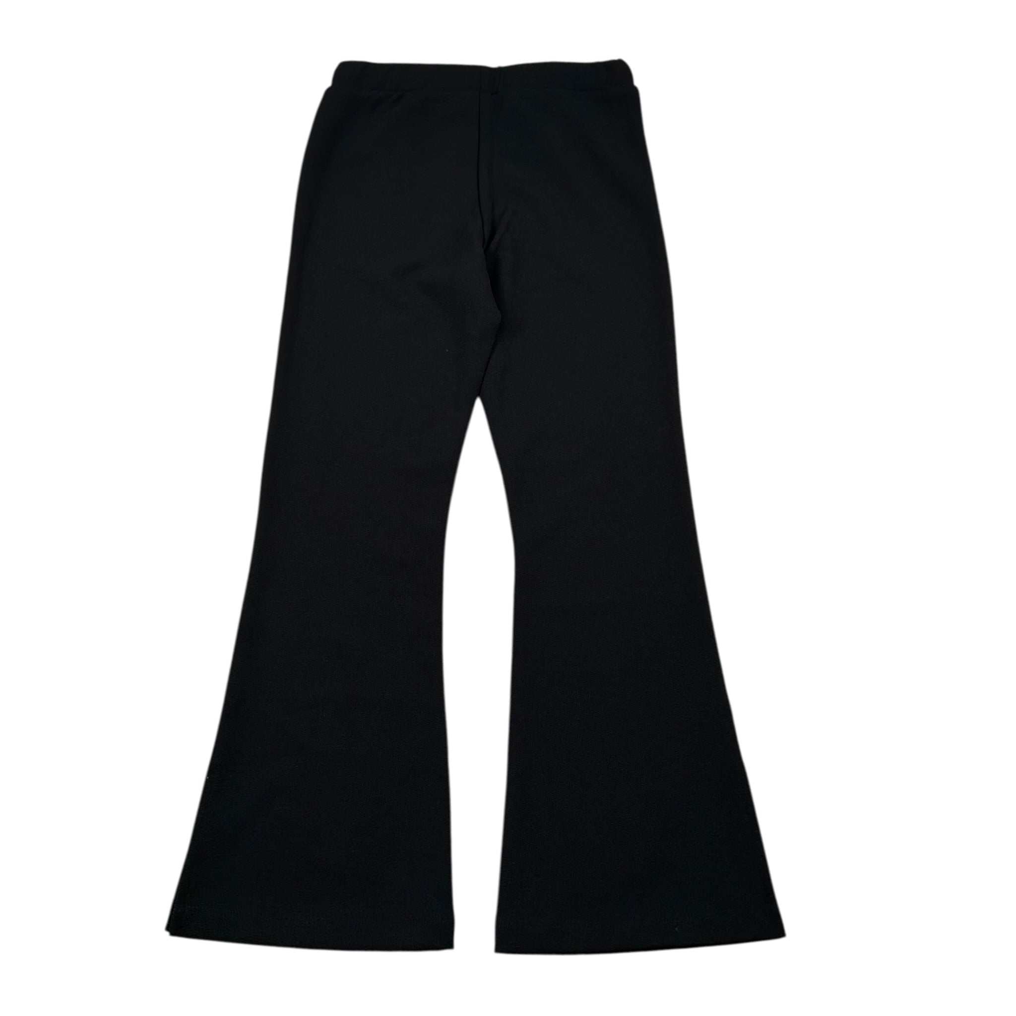Liu Jo Pantalone tinta unita Modello Zampa Nero per Bambina GF3048 NERO LIU JO 
