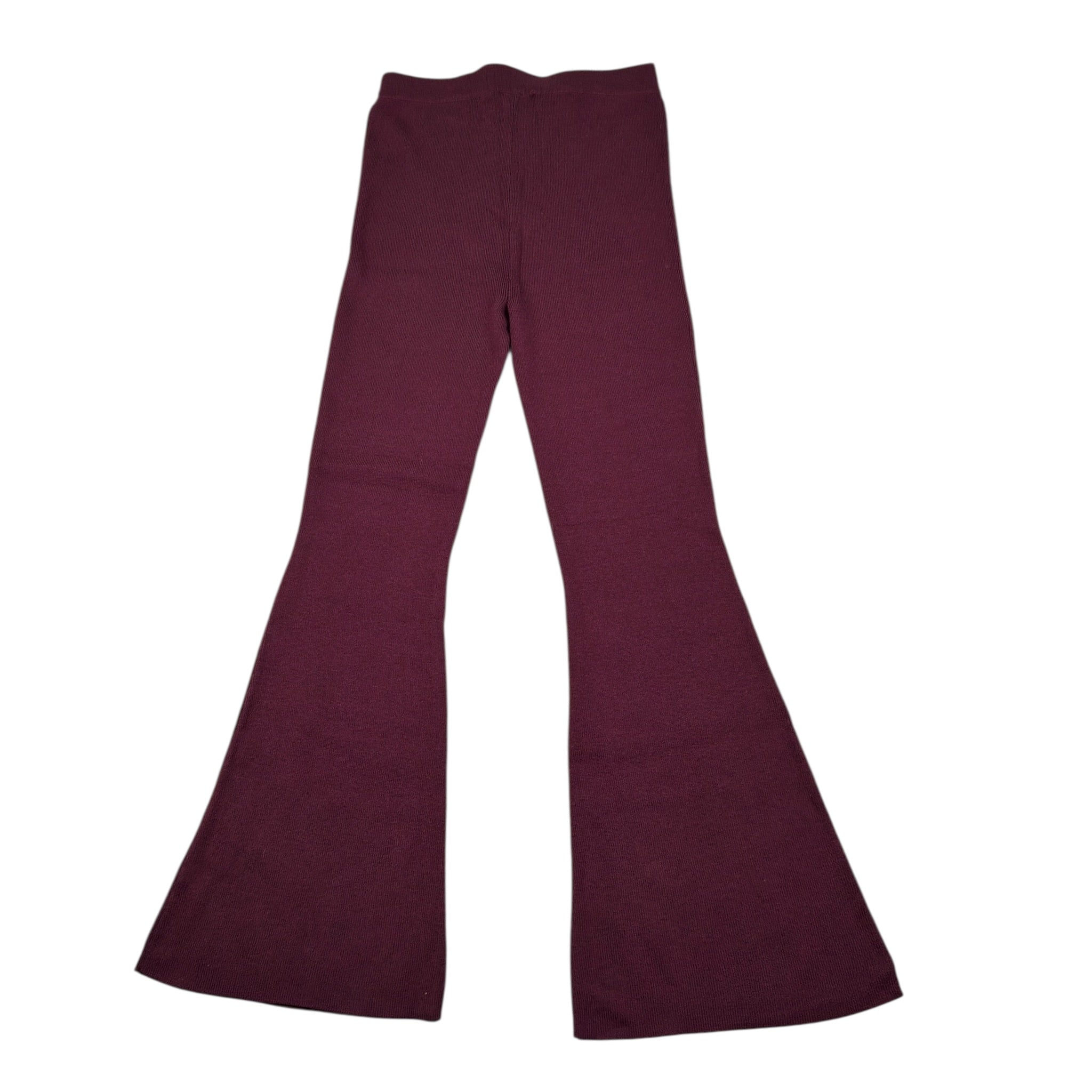 Liu Jo Pantalone tinta unita Modello Zampa Bordeaux per Bambina GF3102 BORDEAUX LIU JO 