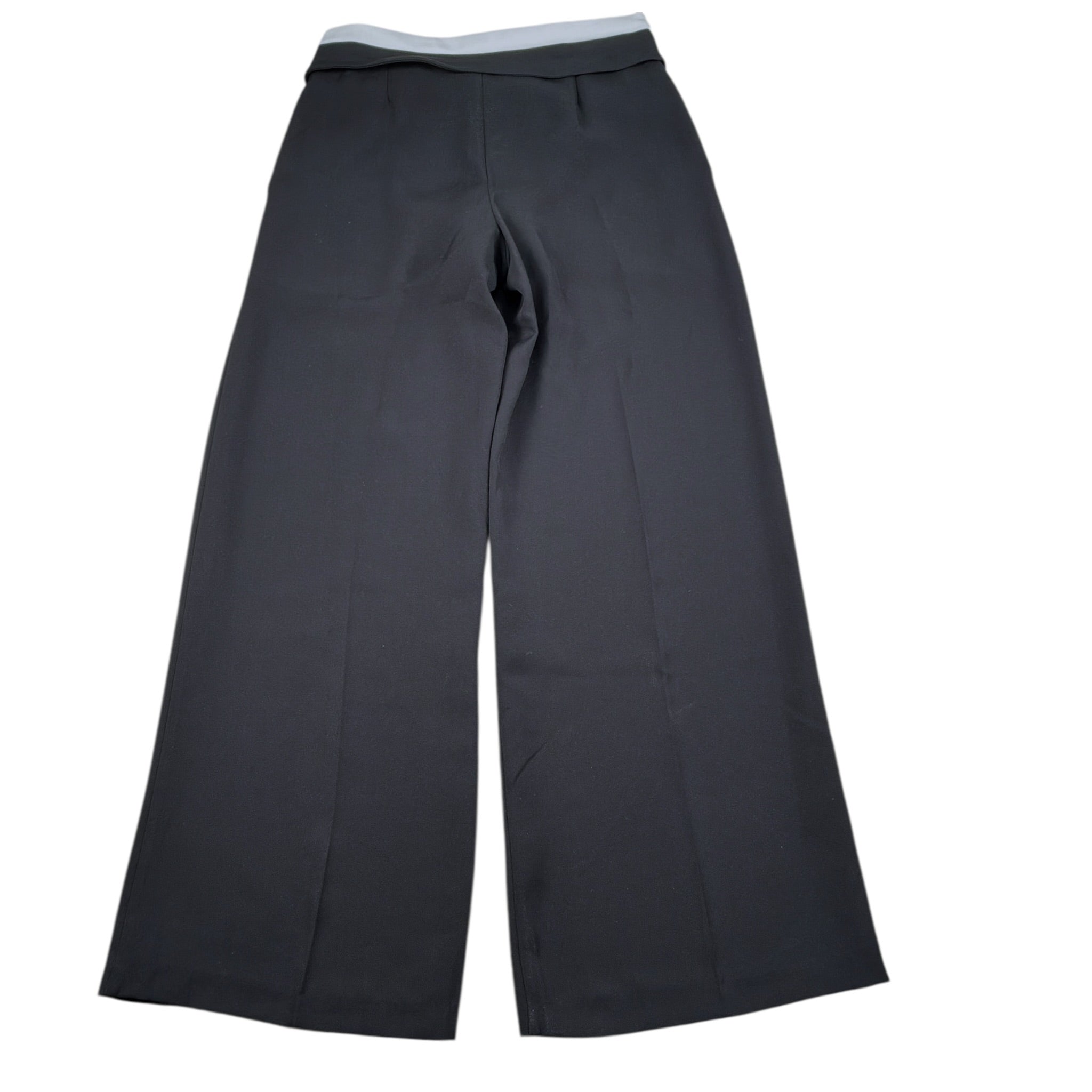 Liu Jo Pantalone tinta unita Modello Palazzo Nero per Bambina GF5023X NERO LIU JO 