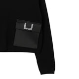 Liu Jo Maglia Girocollo tinta unita Nero per Bambina GF5026XX NERO LIU JO 