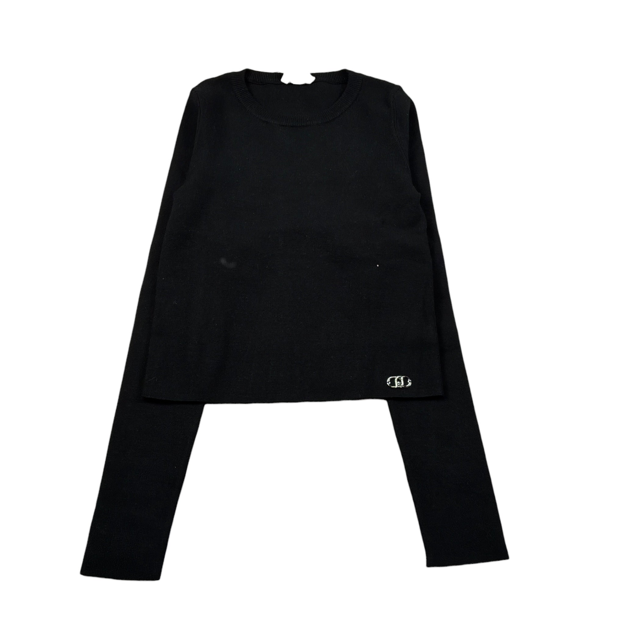 Liu Jo Maglia Girocollo tinta unita Nero per Bambina GF5062X NERO LIU JO 