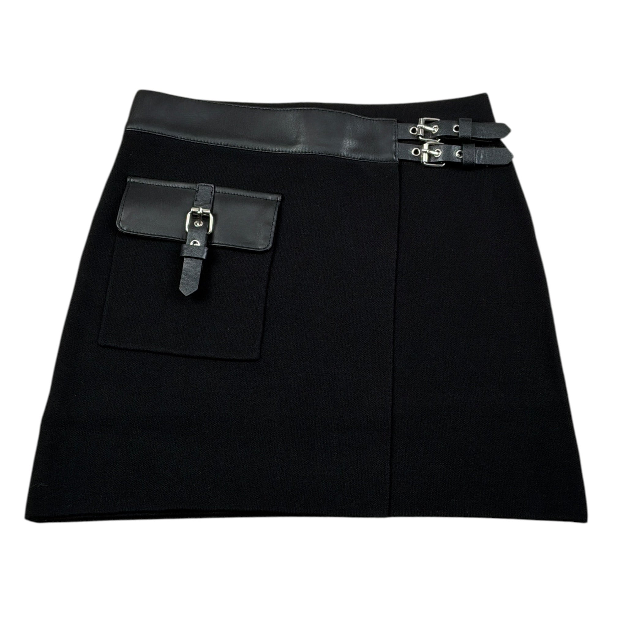 Liu Jo Gonna tinta unita con Elastico In Vita Nero per Bambina GF5084 NERO LIU JO 