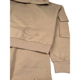 Liu Jo Completo 2 Pezzi Felpa-Gonna tinta unita Beige per Bambina GF5196 BEIGE LIU JO 