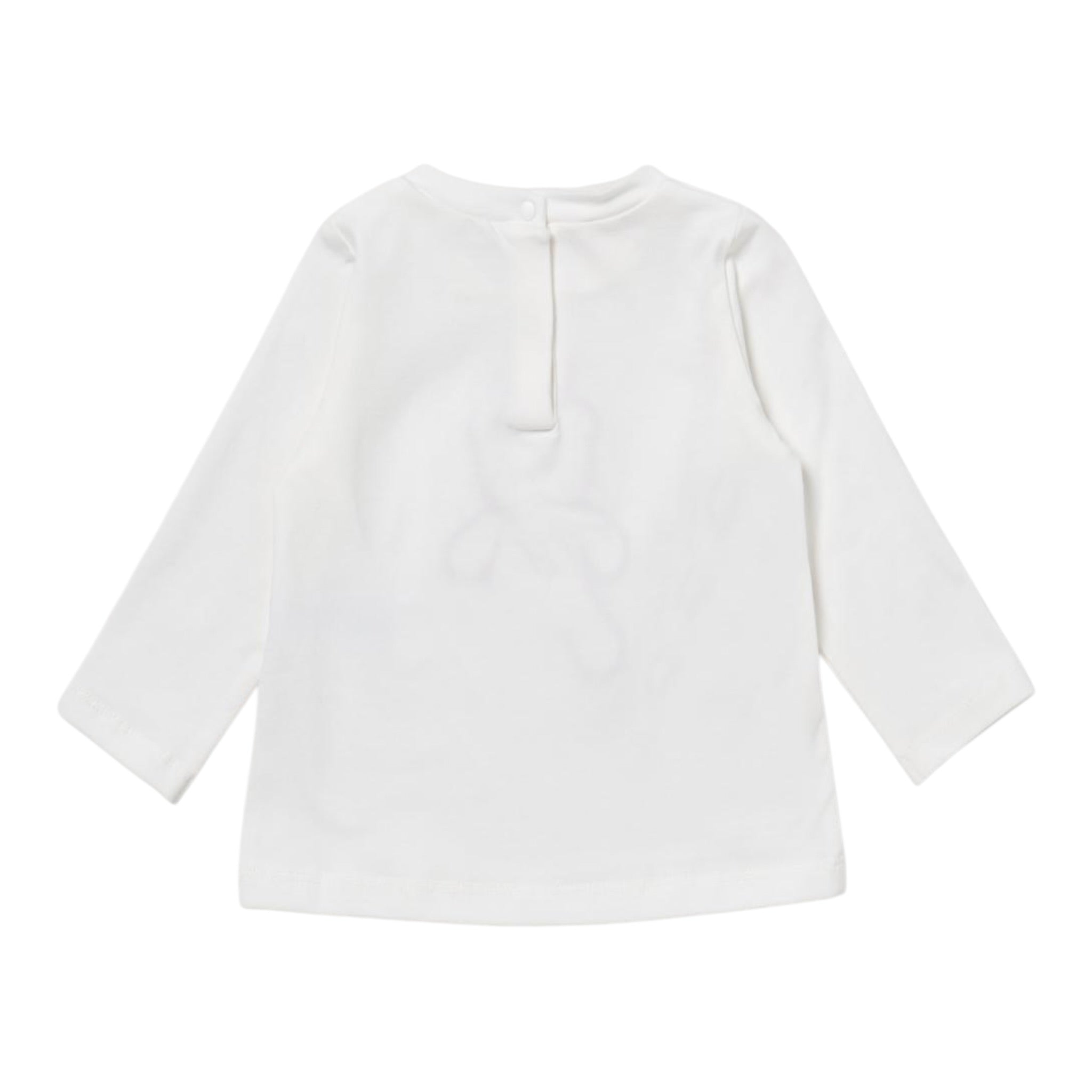 Liu Jo Shirt Girocollo tinta unita con Stampa Panna per Neonata HF3080 PANNA LIU JO 