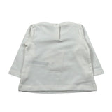 Liu Jo Shirt Girocollo tinta unita con Brillantini Bianco per Neonata HF5025 BIANCO LIU JO 