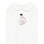 Liu Jo Shirt Girocollo tinta unita con Stampa Panna per Neonata HF5040J PANNA LIU JO 