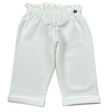 Liu Jo Pantalone tinta unita con Elastico In Vita Bianco per Neonata HF5050X BIANCO LIU JO 
