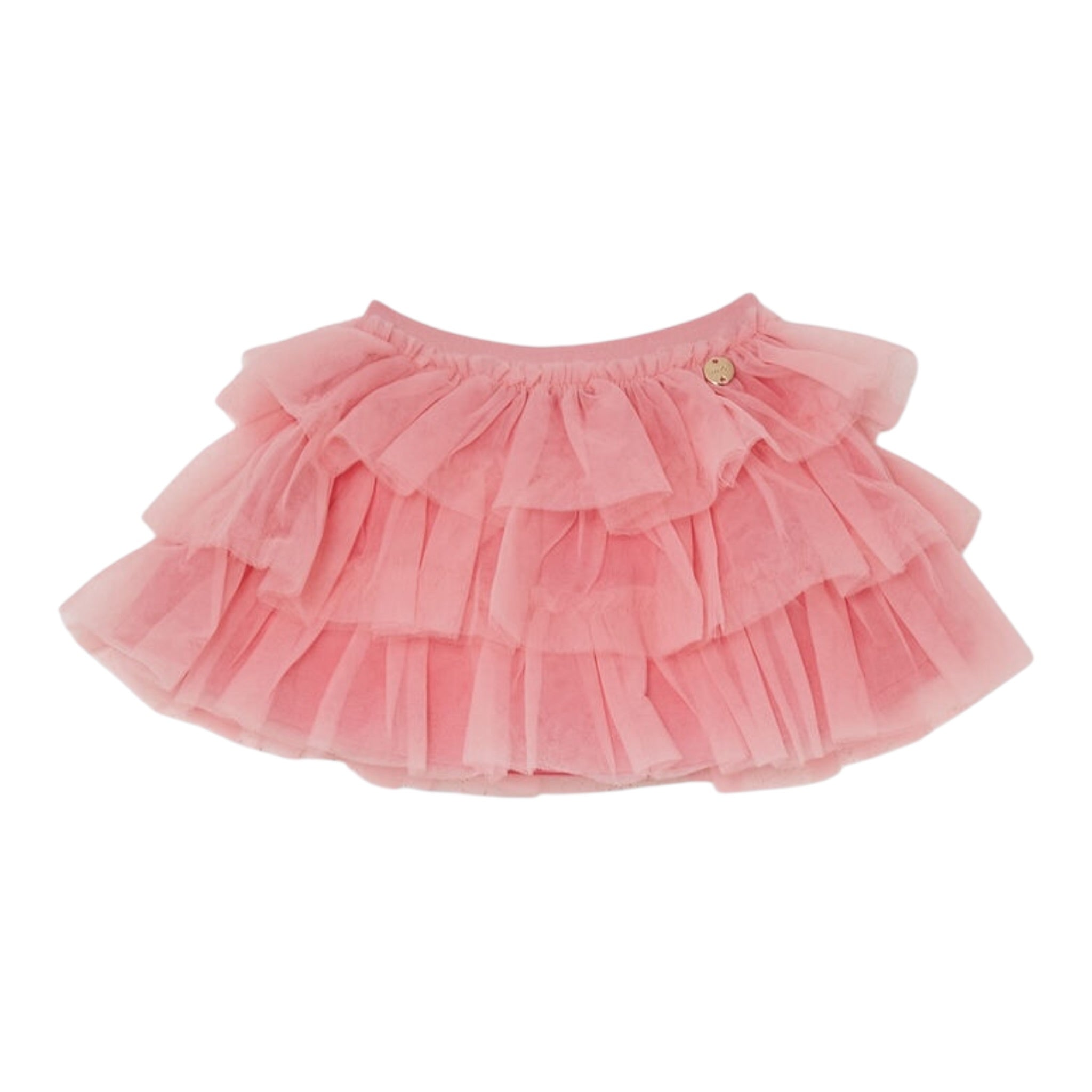 Liu Jo Gonna tinta unita In Tulle Rosa per Neonata HF5051 ROSA LIU JO 