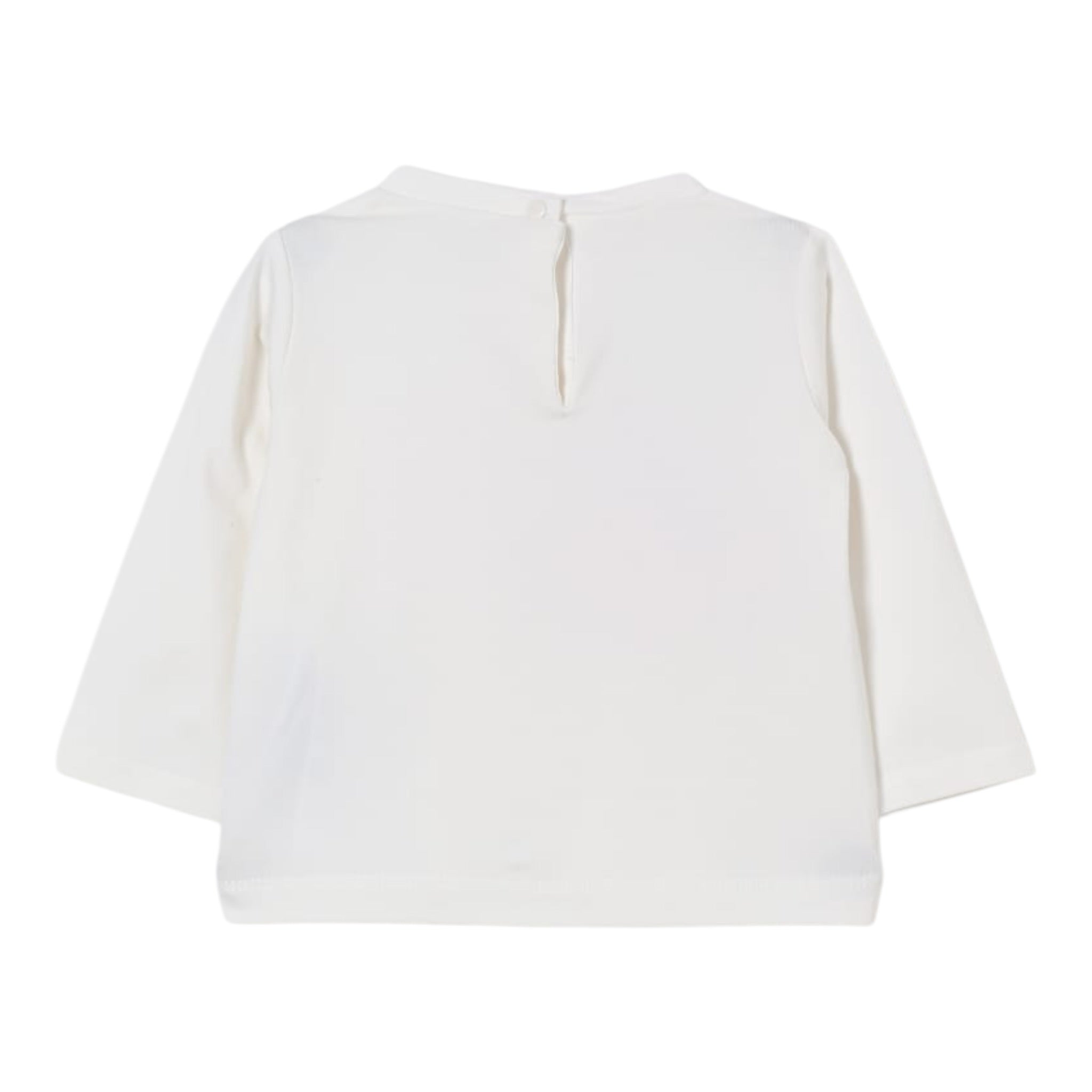 Liu Jo Shirt Girocollo tinta unita con Stampa Panna per Neonata HF5052X PANNA LIU JO 